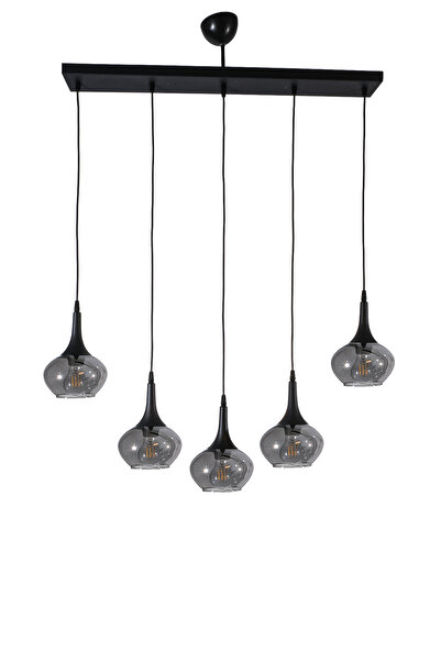 Fer Avize Belma Modern Avize Oturma Odası Yatak Odası Salon Cafe Iç Mekan 5li...