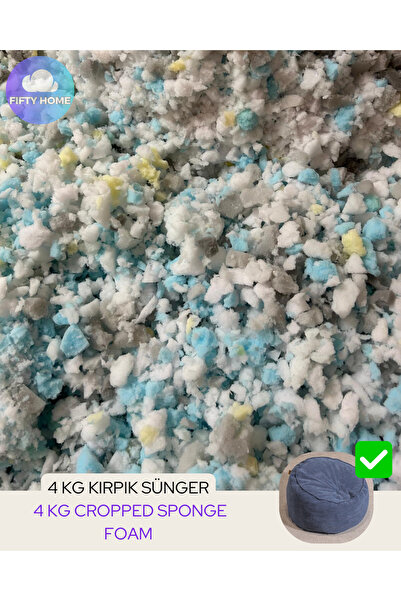 Fifty Home 4 kg iscepanog sunđera / otpadni sunđer za krevet Jastuk sedišta J...