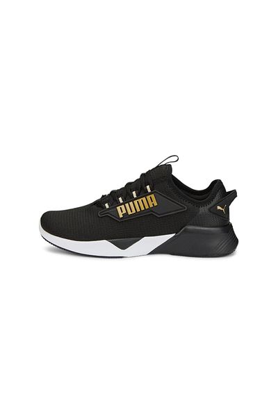 Puma 37667616 Retaliate 2 Black- Team Gold Black Men's Sports Shoes