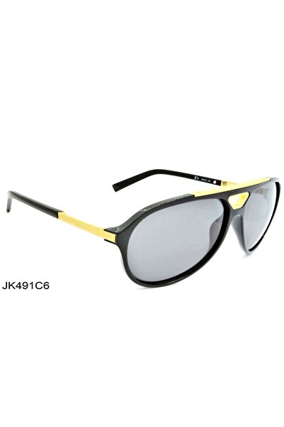 JK 491 Bk C:6 Black gold color sunglasses for Men