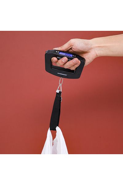 Olsenmark Digital Luggage Scale, Max Capacity: 50kg/10g - 2 Pcs AAA Battery