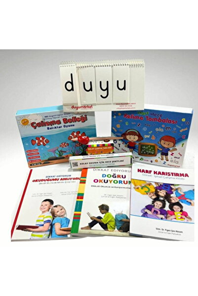 DuyuMarket Des - Disleksi Eğitim Seti
