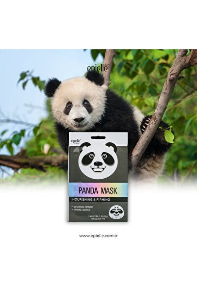 Epielle Panda Karakterli Yüz Maskesi(HAYVAN MASKELERİ) Kore Güzellik Ürünleri