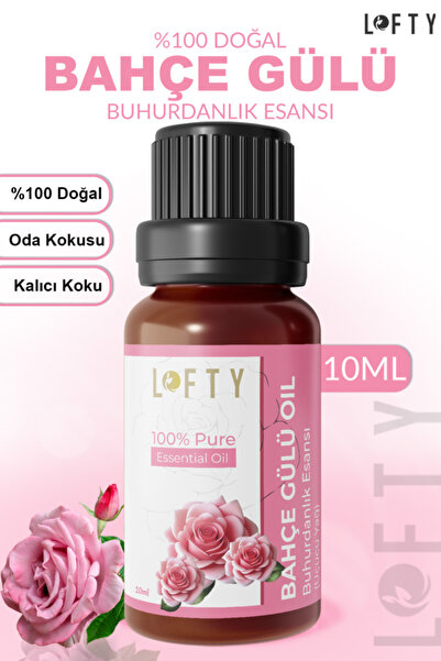 Lofty Bahçe Gülü Uçucu Yağ Buhurdanlık Esansı Oda Kokusu Uçucu Esansiyel Yağ ...