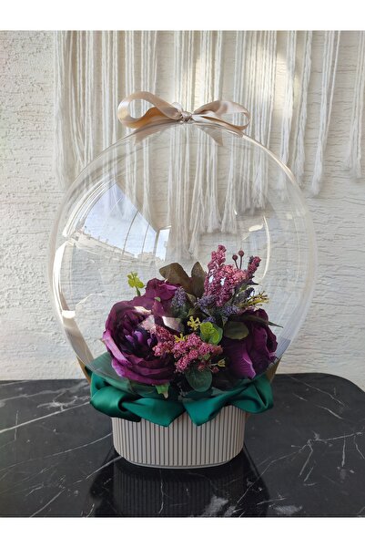 Genel Markalar Büyülü Balon-Mor Gül Çiçek Buketi Doğum & Sevgililer Yıldönümü...