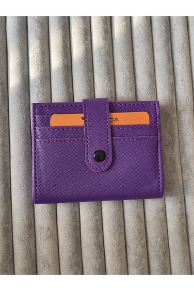 Brassito Women's Wallet Snap Stylish Design Purple Card Holder Wallet