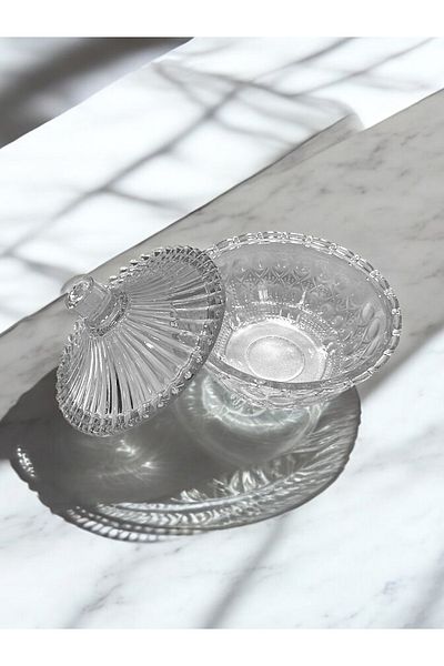 Mia Glass Sugar Bowl