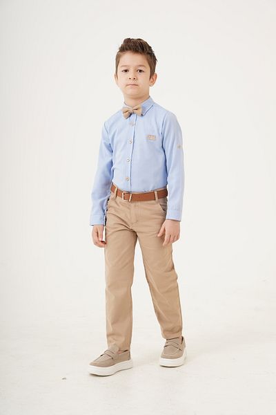Esterella Boy's Suit / Bow Tie - Belt / Shirt Pants / Boy's Suit