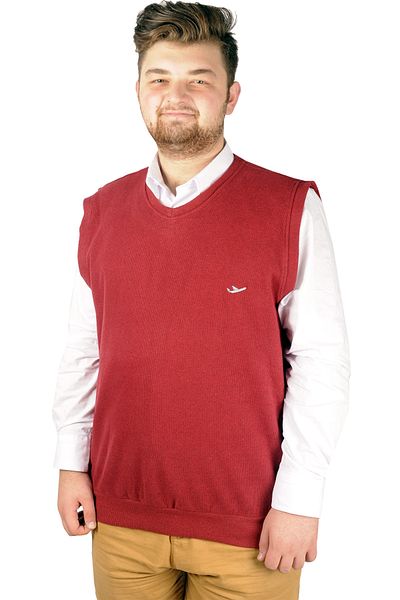 ModeXL Claret Red Ανδρικό πουλόβερ - Mode XL, Recycle Thessaloniki B21543