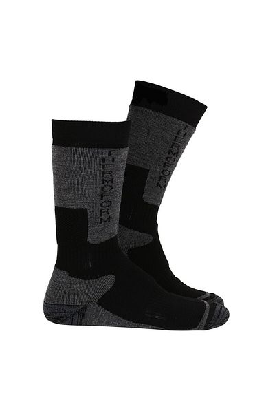 THERMOFORM Outdoor Socks Black Brown Navy Blue 3 Pack