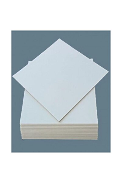 EFE PASTACILIK Beyaz Mendil Pasta Altığı Kare 22 Cm (Kalın) 25 Adet