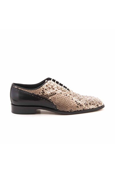 MOCASSINI Men's Genuine Leather Injection Leather Sole Beige Classic Shoes
