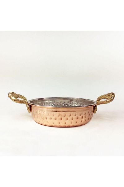 Shark Anatolian Hand Forged Copper Pan and Pan