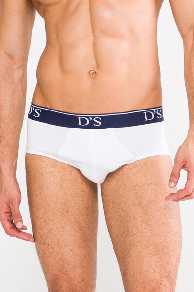 D'S Damat Trendy Sport 2-Piece Slip - White - Ds0112