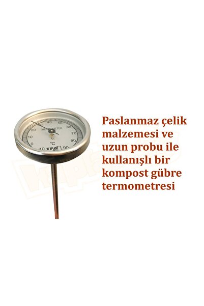 TFA Metal Kompost Toprak Termometresi