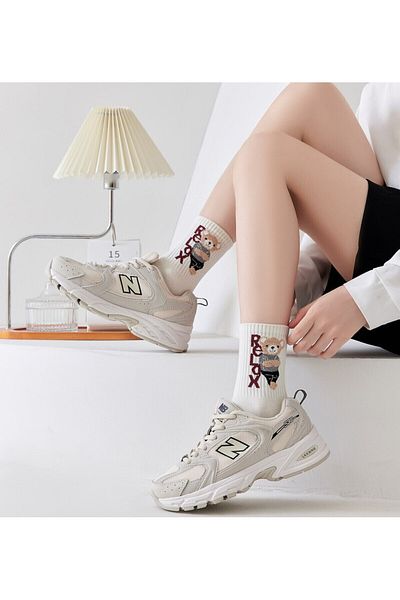 BGK Set of 5 Bear College Socks