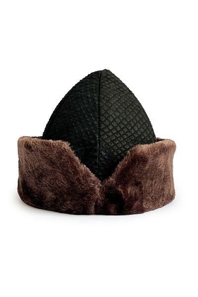 Shark Anatolia Black Patterned Börk Hat