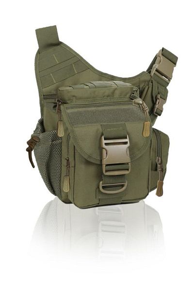 Protector Plus Khaki Green Single Shoulder Bag