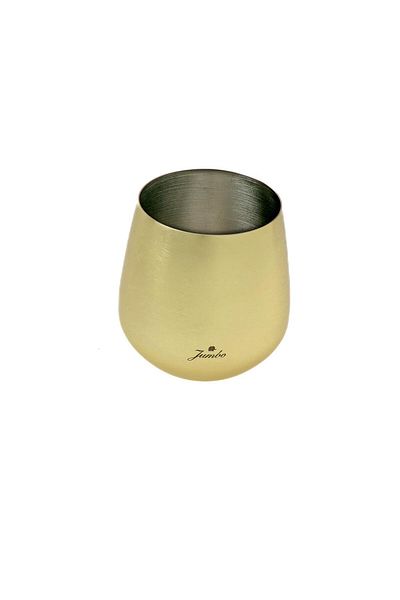 Jumbo Glory 8 - Matte Metel Gold Cocktail Glass 530ml