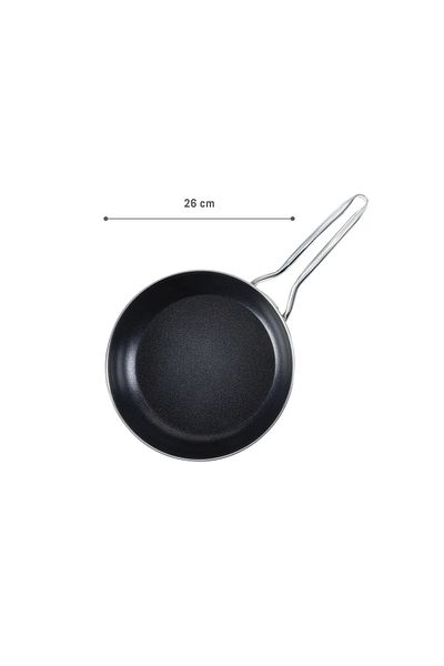 Madame Coco Titanium Enamel Pan - Red - 26 cm