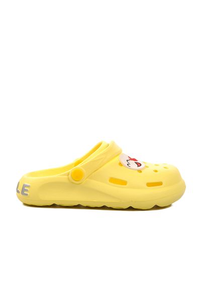 AYAKMOD Unisex Children's Slippers - Yellow Sabo, Brn 1648 F