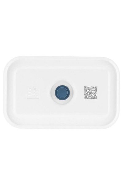 ZWILLING Fresh & Save Size m Vacuum Storage Plastic Container - Semi Clear & Mediterranean Blue