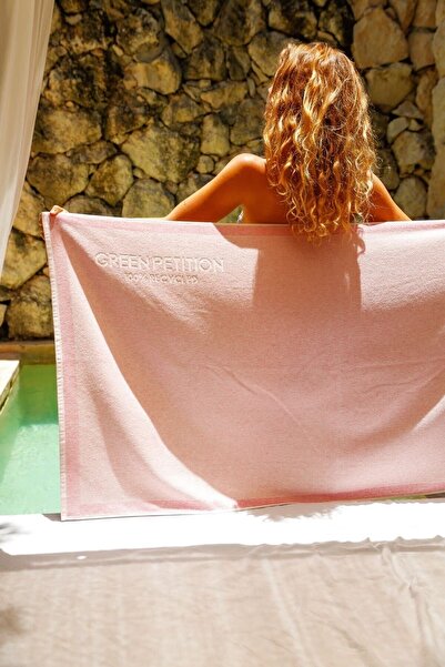 Green Petition Calm Fit Candy, 76X142 Cm, Sea, Pool, Pilates, Yoga, Gym, Multi-Purpose, Towel with Carrying Bag.