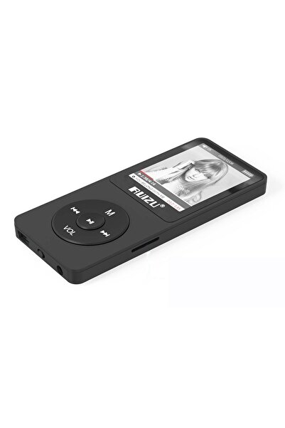 Ruizu X02 Ultra Ince Mp3 Çalar 4gb Fm Radyo Siyah