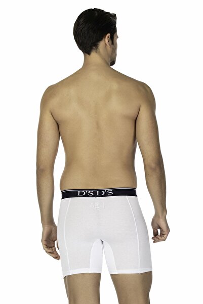 D'S Damat Comfort Boxer Long White