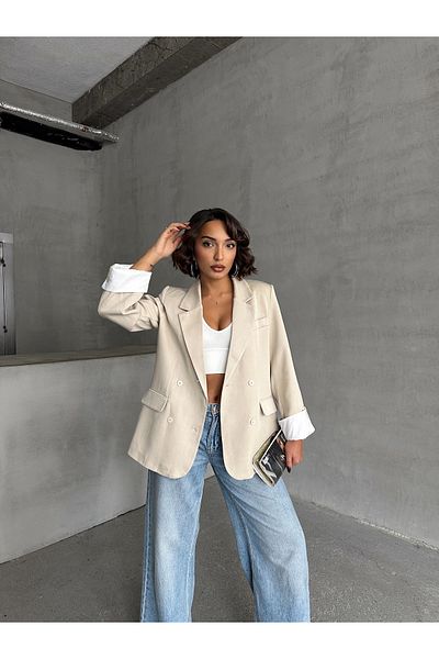 prova Missce2505 Model Two Buttons Blazer Jacket
