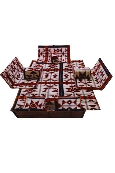 Cady One Heritage 9 Piece Floor Seating Set for Travel, Hiking and Garden