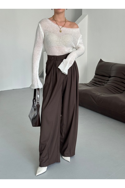 Laluvia Bitter Brown Waist Button Pliers - 50920