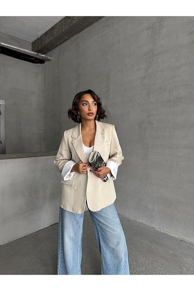 prova Missce2505 Model Two Buttons Blazer Jacket