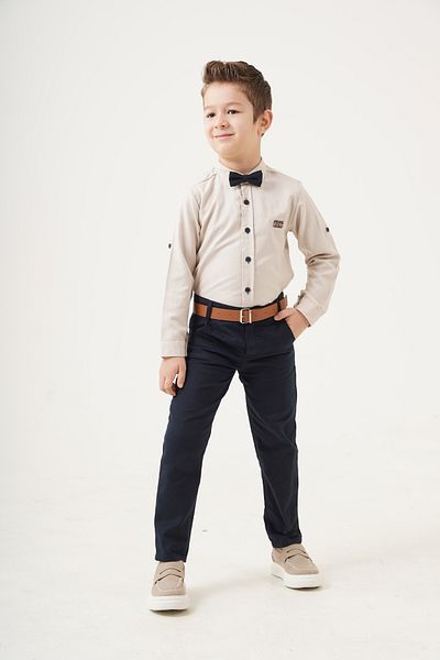 Esterella Boy's Suit / Bow Tie - Belt / Shirt Pants / Boy's Suit