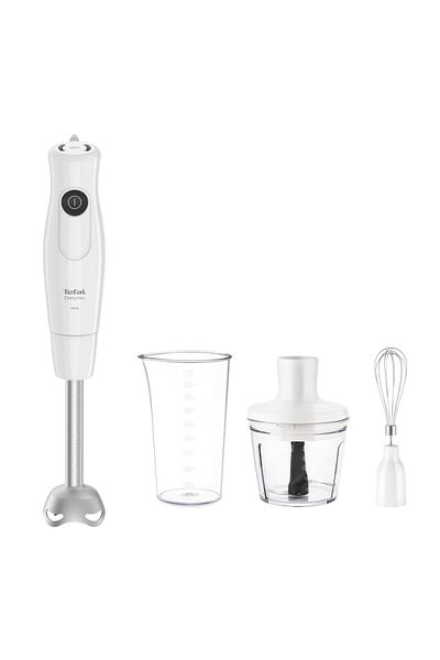 TEFAL Mixer vertical Tefal DailyMix HB533138, 600W, 800ml, tocator 500ml, protectie antistropire, Alb