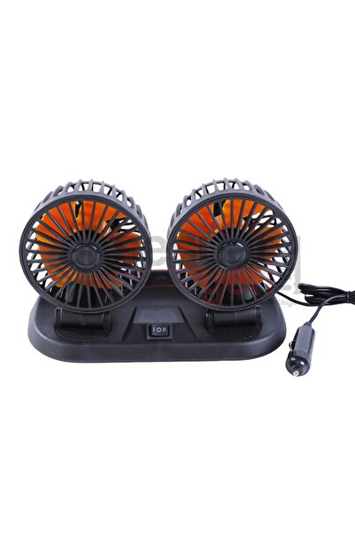 carlone Araç Içi Vantilatör Fan Çift Başlıklı 12cm 12volt - Ultra Yüksek Devi...