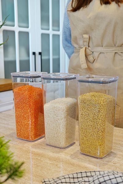 EVLE Practical Lid Storage Container 3 X 1.7
