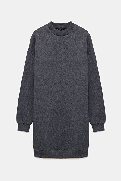 No Matter What Cotton Sweatshirt Dress