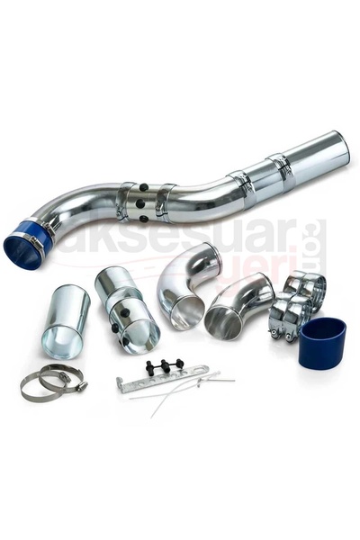 carlone Profesyonel Hava Filtre Uzatma Krom Boru Seti Metal Ürün 7.6cm