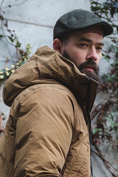 Nordbron Khaki Plaid Mesh Men's Cap - Winter with Soft Texture and Lined Wool