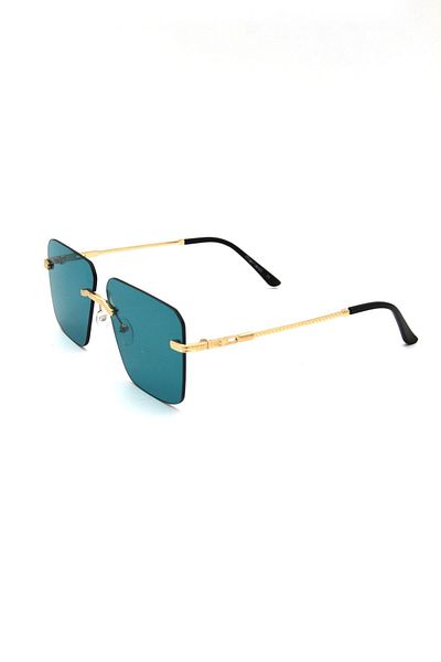 Marisol Gold Green Unisex Sunglasses - Mrs 36062