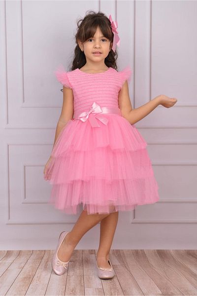 tipycix kids wear Buckle Girl's Evening Dress