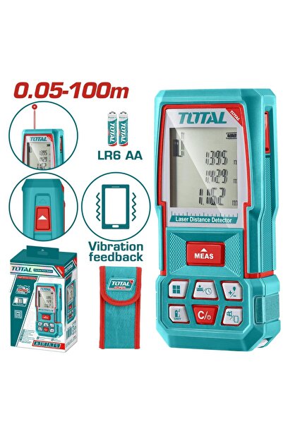 TOTAL 0.05 - 100 Metre Lazer Metre Yüksek Kalite TMT51036 NMS HIRDAVAT