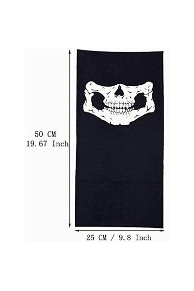 Acousticworld Biker Buff Bandana - 25X48 Cm, Model 7 Neckline Baf