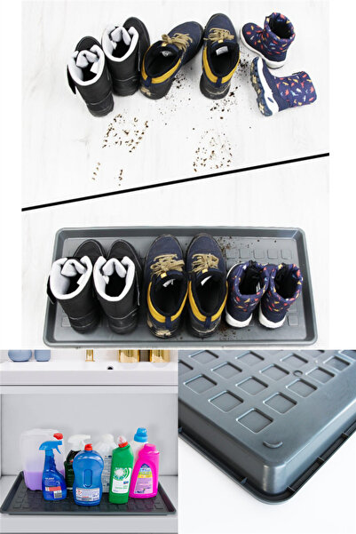 omilife 71X35 cm Polypropylene Plastic Shoe Tray and Stand