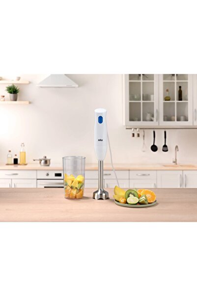 Braun Braun HM1070WH Bowl Mixer, 400 W, 4 speeds + Turbo, 3 L Bowl, 2 paddles, 2 dough hooks, White