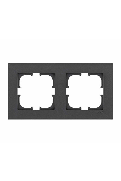 EXEN Karell Antrasit İkili Çerçeve