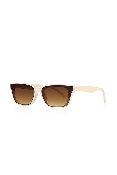 Kinary Unisex New Trend Sunglasses - Cream Shiny 2030