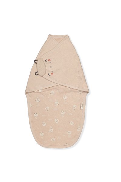 Bebetto 57 cm Organic Rapored Interlock Swaddle with Vecle - P542