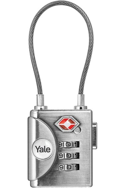 NcK Emlshop - Blister - Gray (Tsa Approved) Padlock Wired Combination Ytp3/32/350/1 New Vdesing 986362